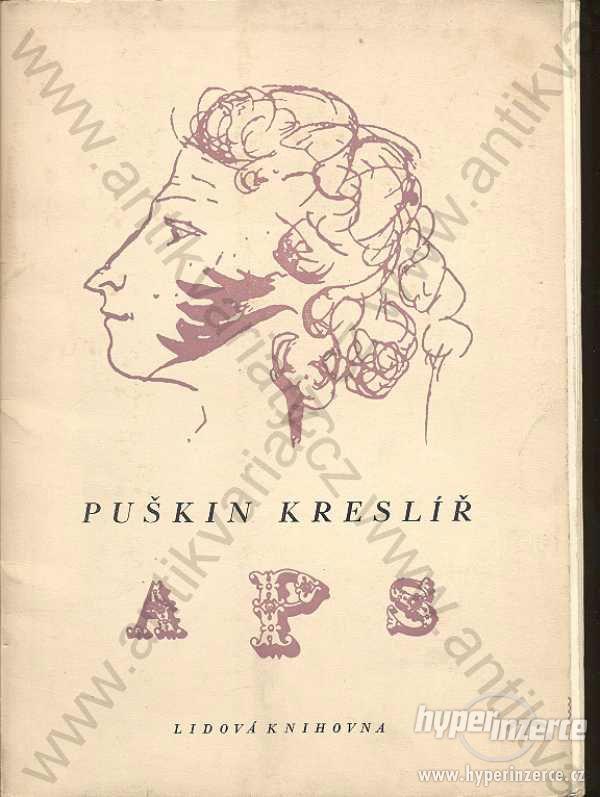 Puškin kreslíř úvod-Jiří Kotalík 1950 - foto 1