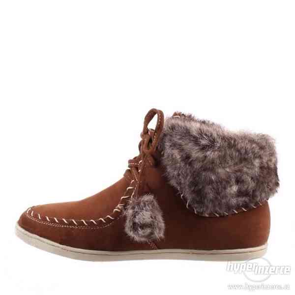 Dámské zimní boty barva:CAMEL - foto 3