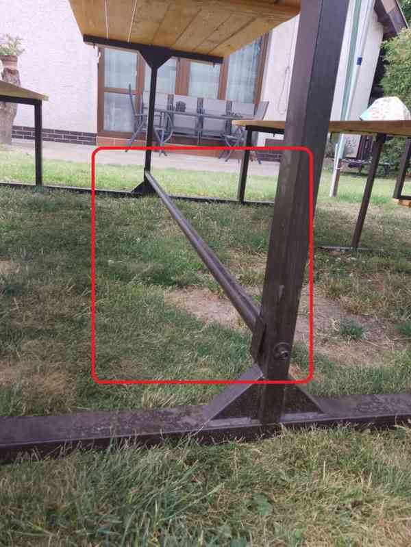 Prodám zahradní Lavico-stůl - foto 3