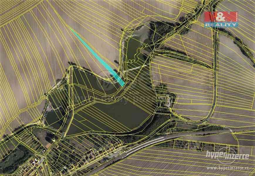 Prodej, pole a vodní plocha, 3343 m?, Šlapanice u Brna - foto 1