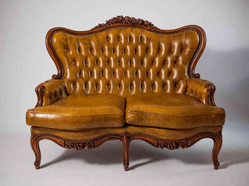 Luxusní kožená sedačka Ludvík