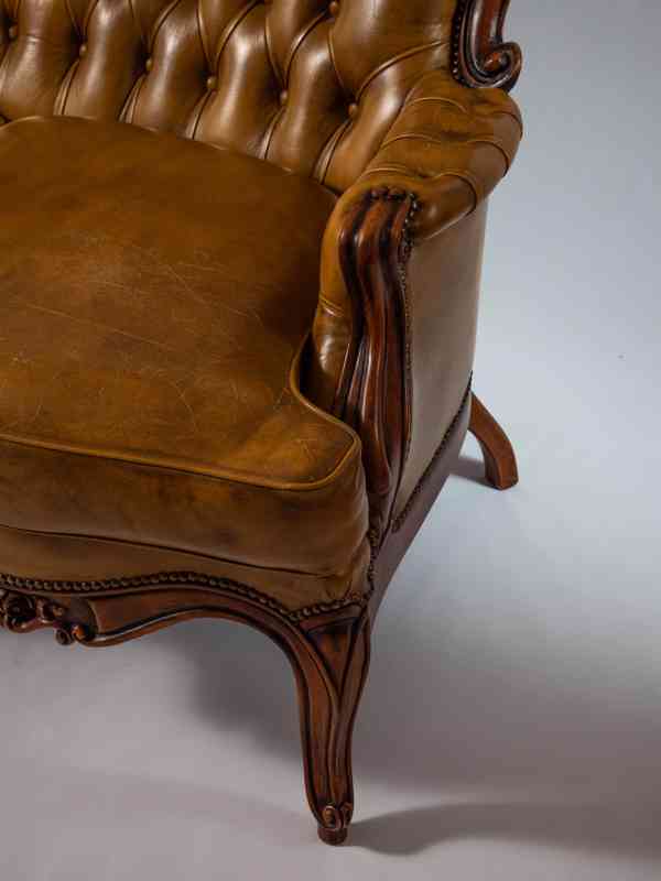 Luxusní kožená sedačka Ludvík - foto 10