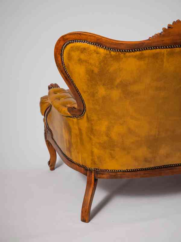 Luxusní kožená sedačka Ludvík - foto 7