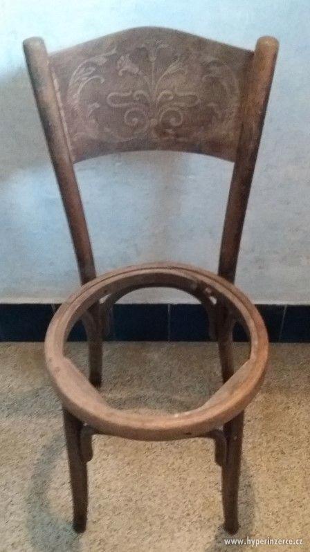 Starožitná židlička – poškozená. - foto 1