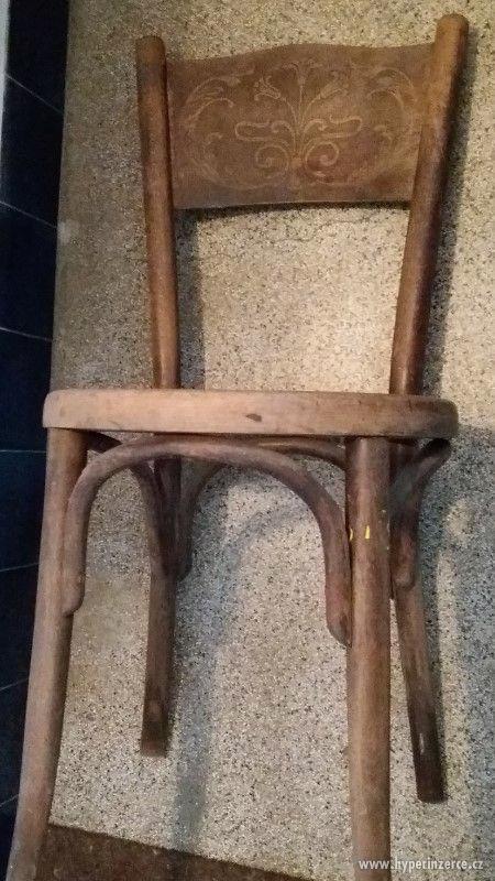 Starožitná židlička – poškozená. - foto 10