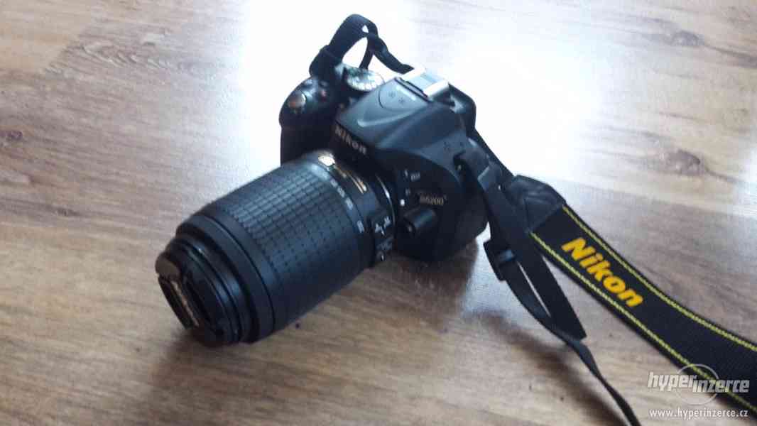 Nikon D5200+18-55 mm+55-200+SD karta+batoh - foto 3