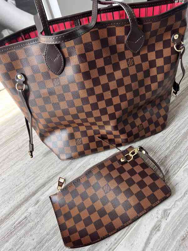 Louis Vuitton Neverfull , nevhodný dárek + pochette - foto 3