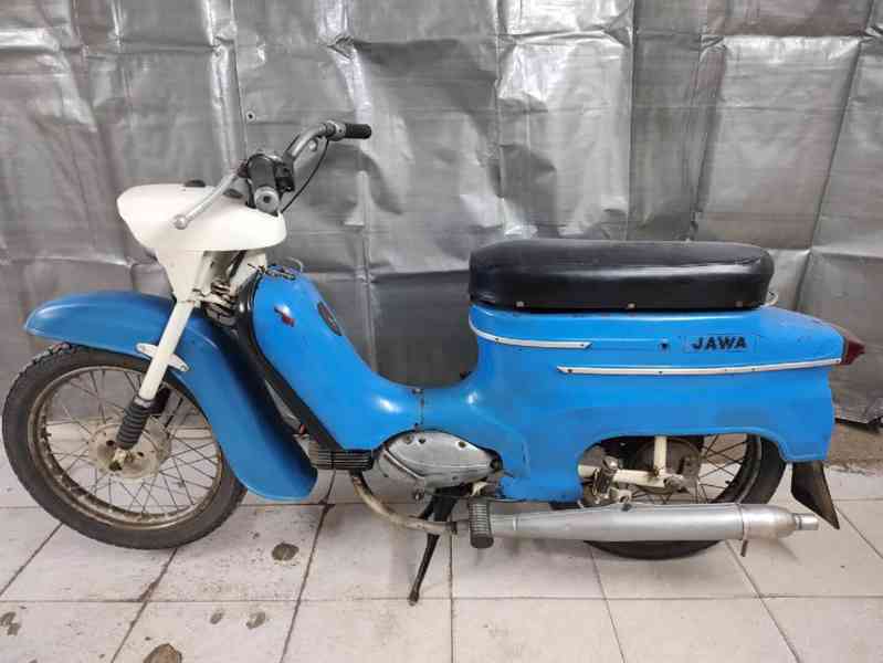 Jawa 21 pionýr modrý - foto 2