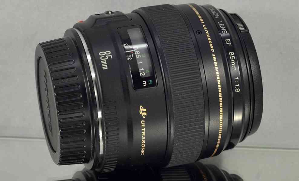 Canon EF 85mm f/1.8 USM **fullframe-formát*Pevný - foto 8