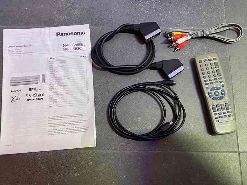 S-VHS-ET videorekordér Panasonic NV-HS830 v TOP stavu  - foto 10