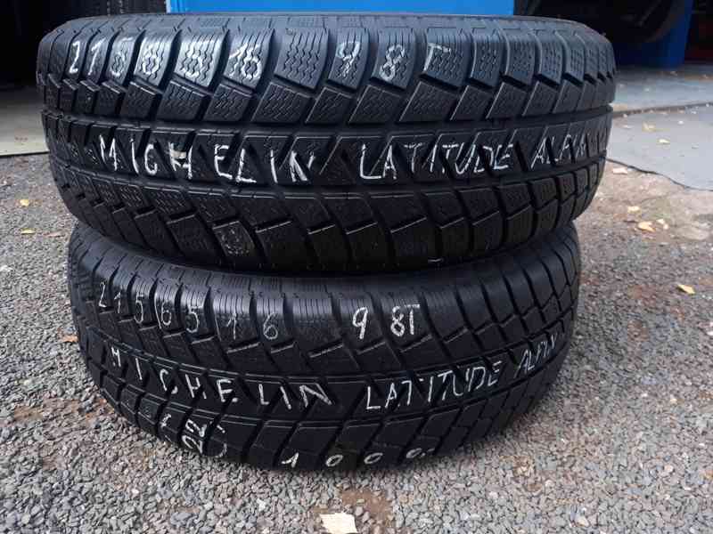 Zimní pneu 215/65 R16 2x MICHELIN Latitude Alpin - foto 2