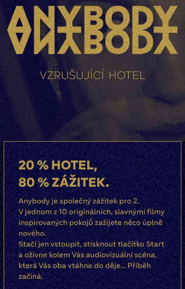 Dárkový poukaz do hotelu ANYBODY v Brně  - foto 2