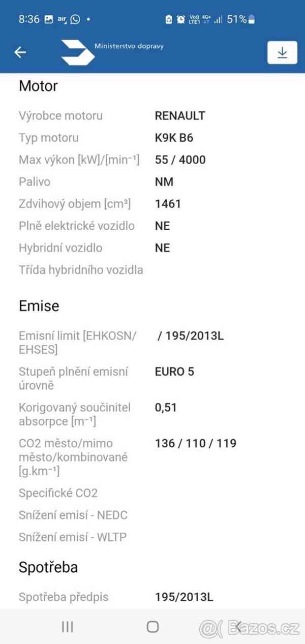 Renault Kangoo 1,5   dci rok 2016 - foto 3