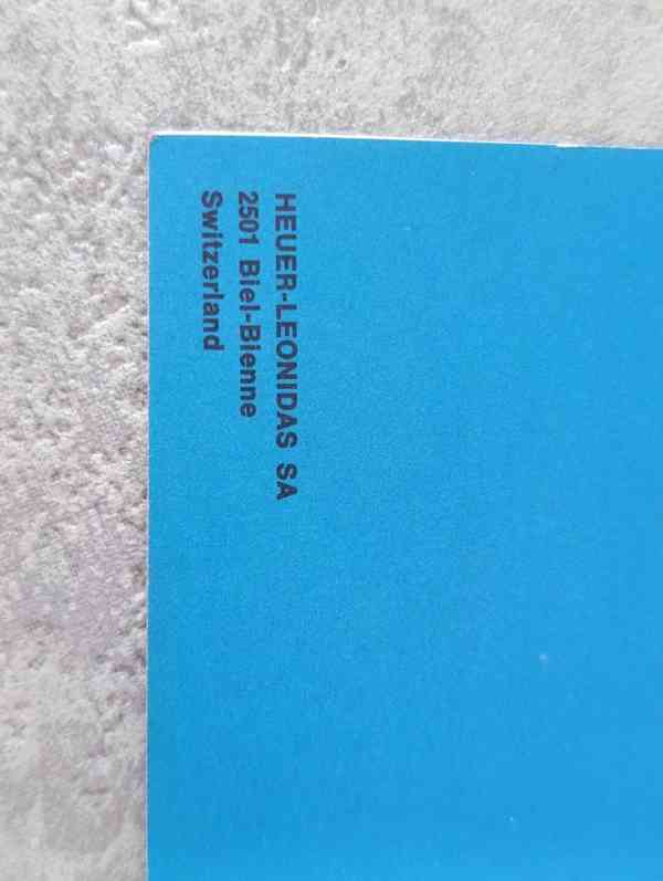 Vintage stopky Leonidas (Heuer) swiss, + krabička, návod - foto 4