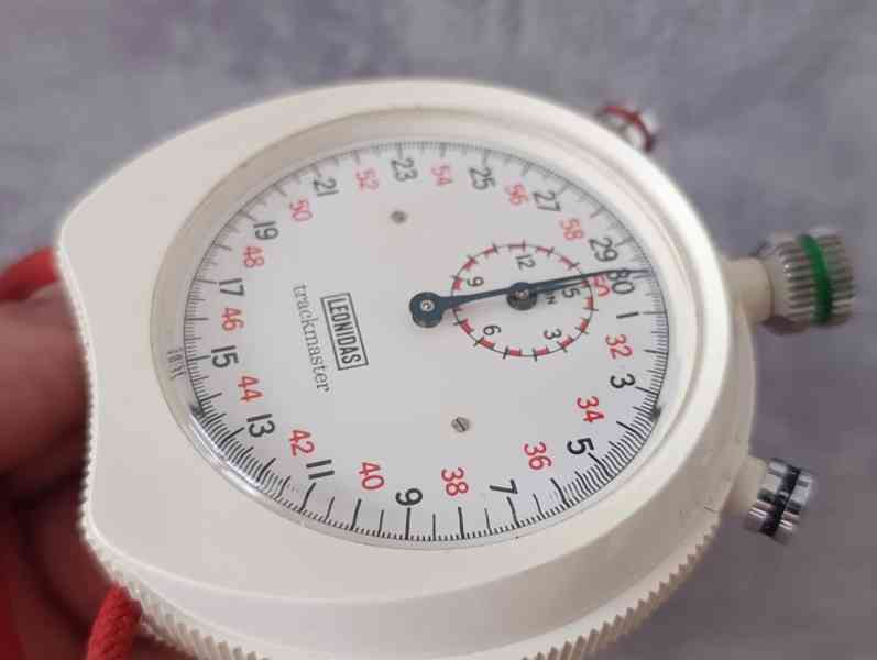 Vintage stopky Leonidas (Heuer) swiss, + krabička, návod - foto 22