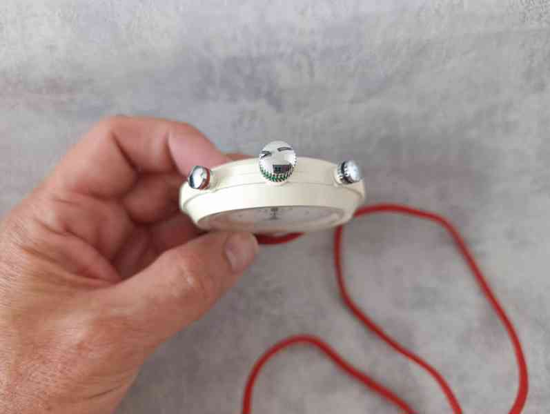 Vintage stopky Leonidas (Heuer) swiss, + krabička, návod - foto 10