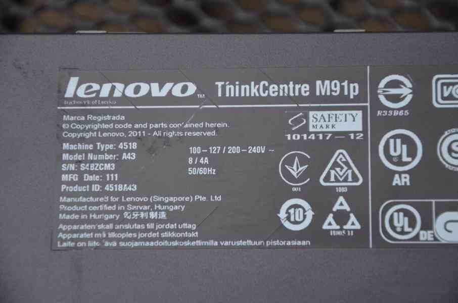 Lenovo ThinkCentre M91p i5/12GB/HDD 500 GB - foto 5
