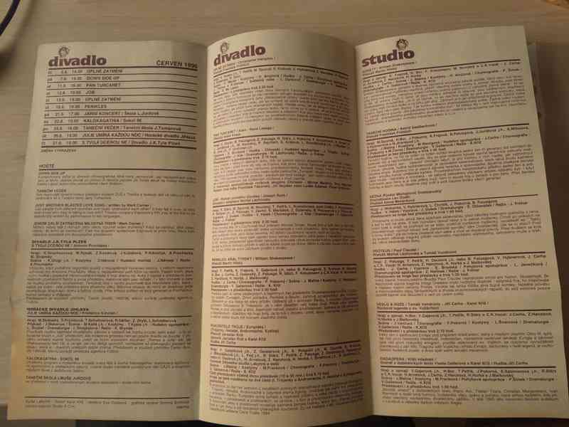 Divadlo Labyrint 1996 - program představení  - foto 2