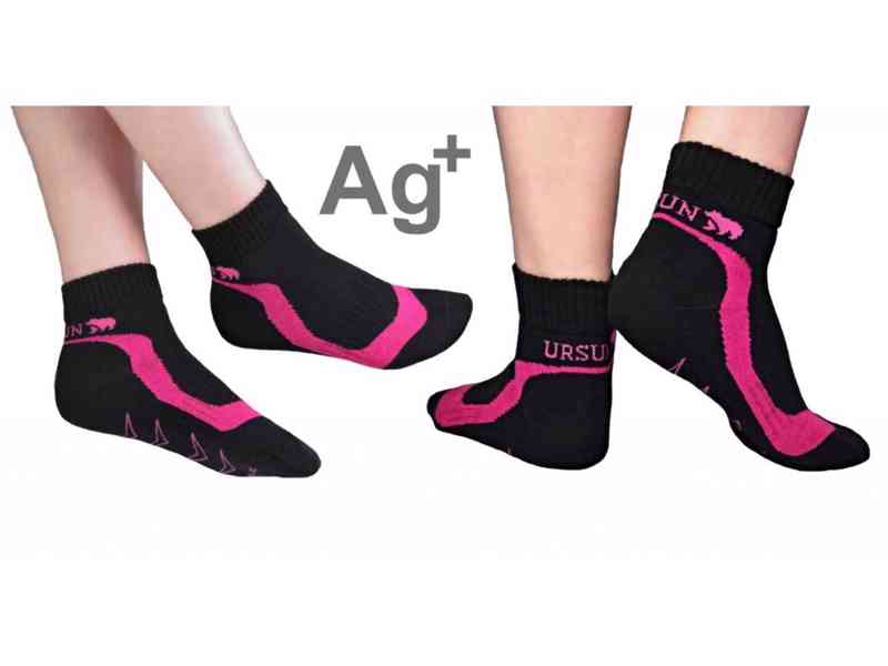 Ponožky URSUN Sport Dámské s ionty stříbra - foto 4