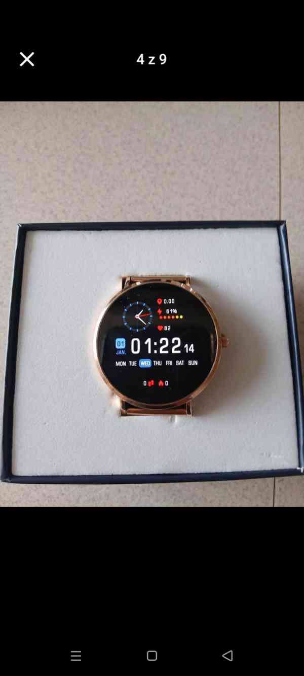 Dámské hodinky Garrett Verona zlatá barva  - foto 2