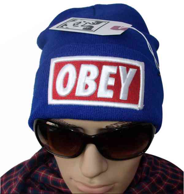 Nová OBEY čepice modrá - foto 1
