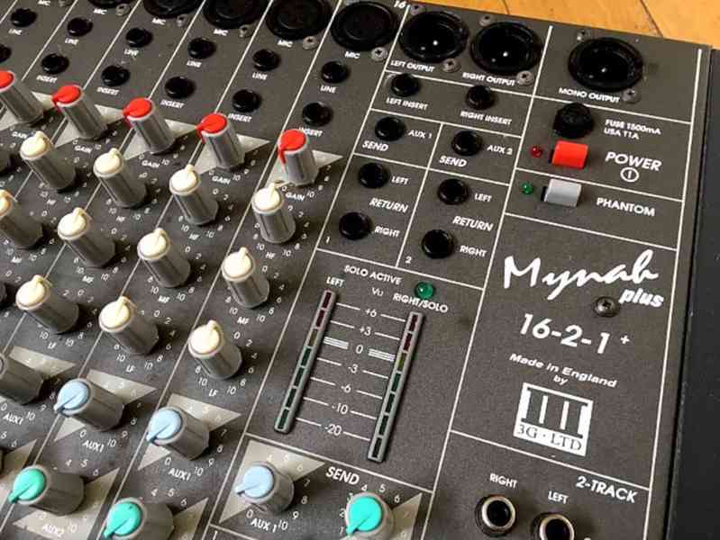 Mixpult MYNAH plus 16-2-1- Made In England - foto 2