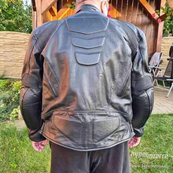 Kožená motorkářská bunda - foto 3