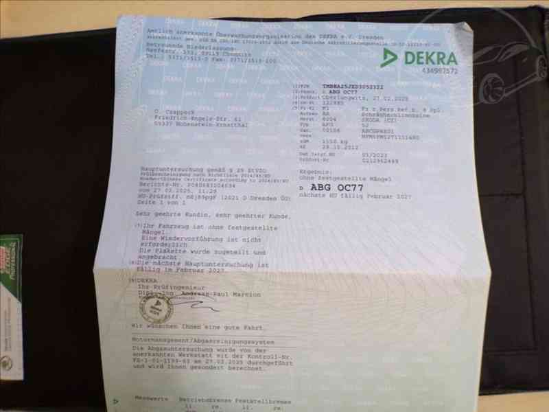 Škoda Fabia 1,2 12V SERVISNÍ KNIHA - foto 16