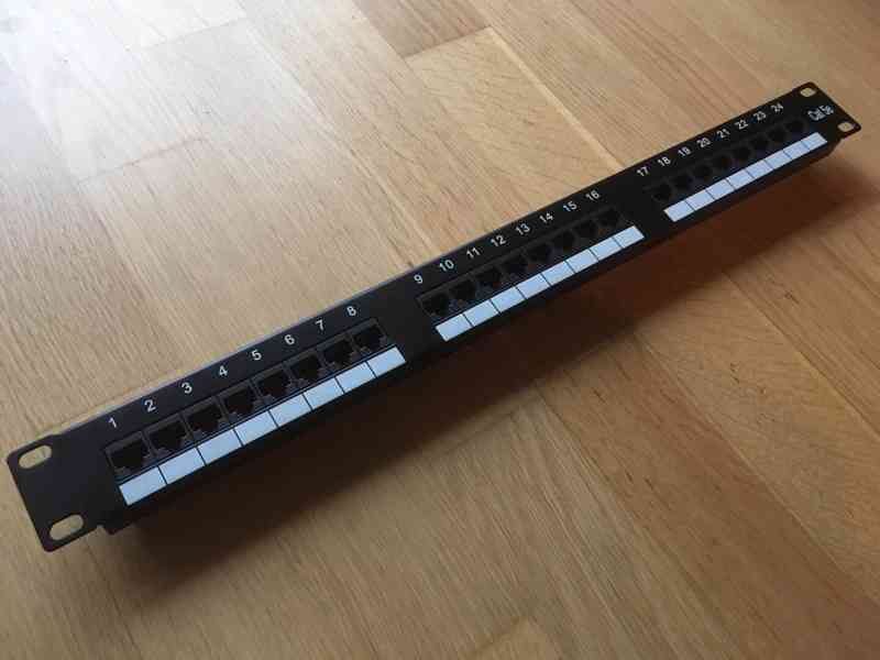 Patch panel 19", 24x RJ45, CAT5E, UTP - foto 3