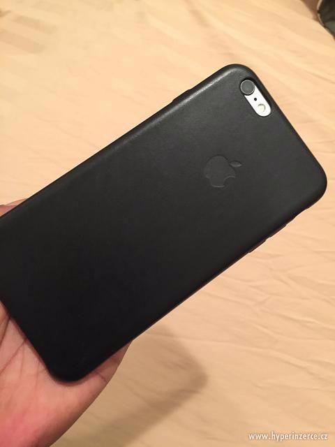Kožený kryt Iphone 6/6S - černý, hnědý - foto 7