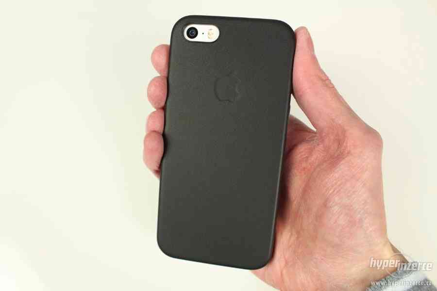 Kožený kryt Iphone 6/6S - černý, hnědý - foto 9