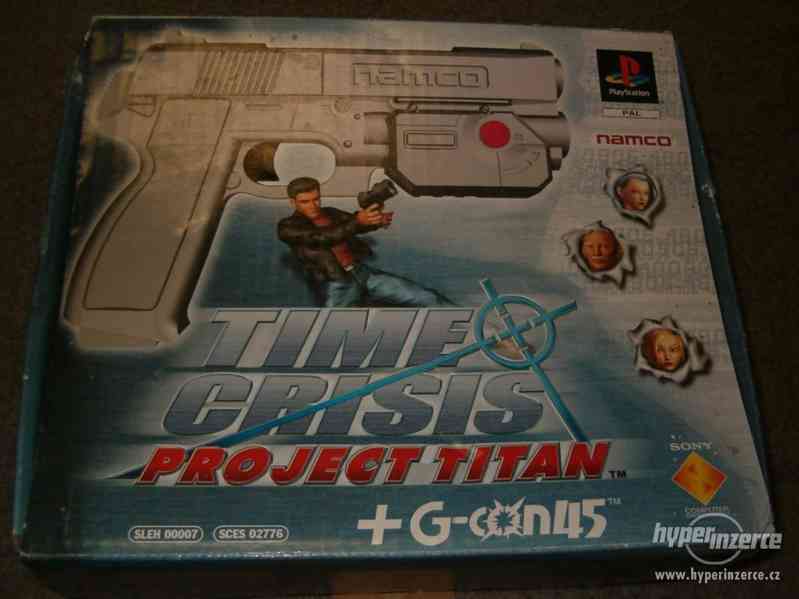 PSX pistole GunCon Time Crisis: Project Titan, herní volant - foto 4