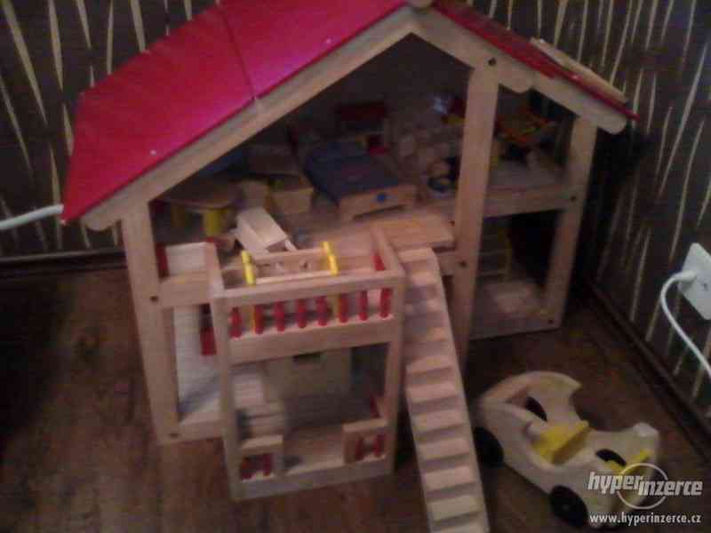 Velký hrací dřevěný  Dům pro děti MONTESORRI - foto 1