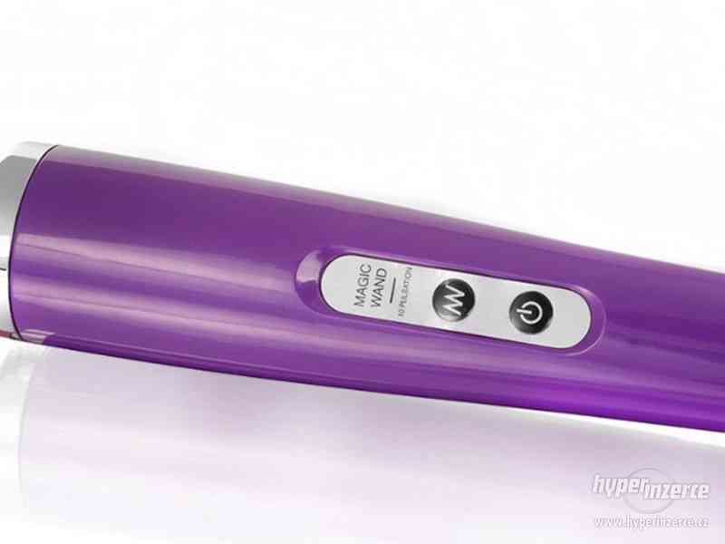 Nový vibrátor Magic Wand Massager fialový USB - foto 4