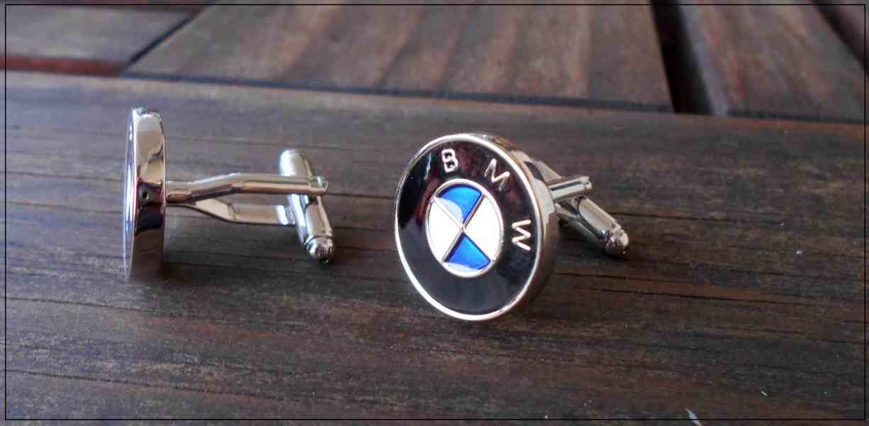 2x Manžetové knoflíčky BMW + dárková krabička! - foto 3