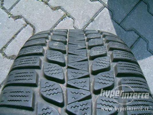 plechové disky 5x112x15 + zimní pneu 195-65-15 Bridge - foto 4