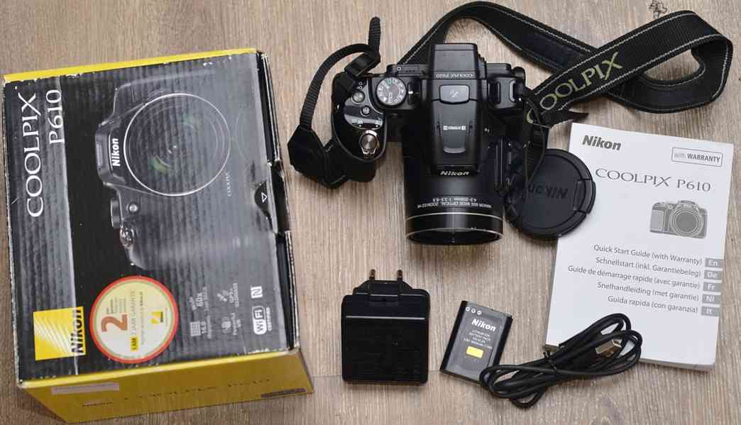Nikon CoolPix P610 **16 MPix*60x Op. ZOOM*Full HDV*WIFI/NFC - foto 1