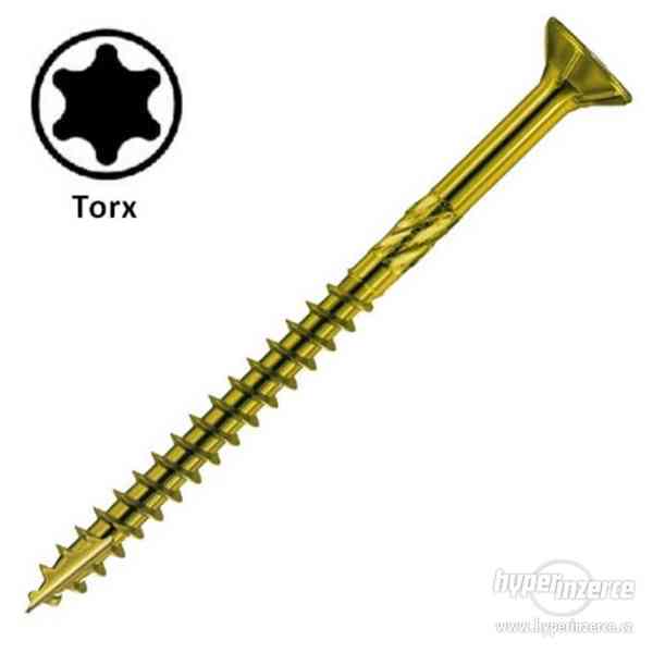 Konstrukční tesařské vruty TORX - máme více rozměrů skladem