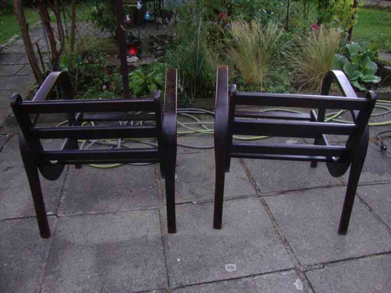 2x starožitné retro křeslo Koželka Kropáček z 50. let pěkná - foto 8