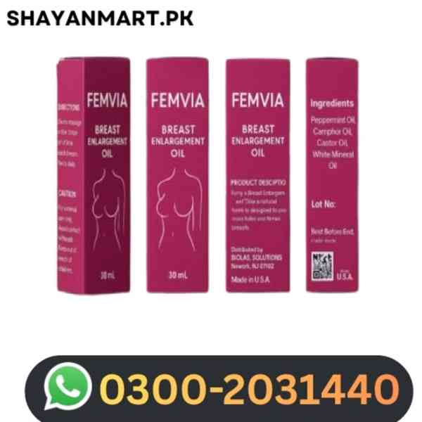 Femvia Breast Enlargement Oil (30ml) Price in Mingora=030020 - foto 1