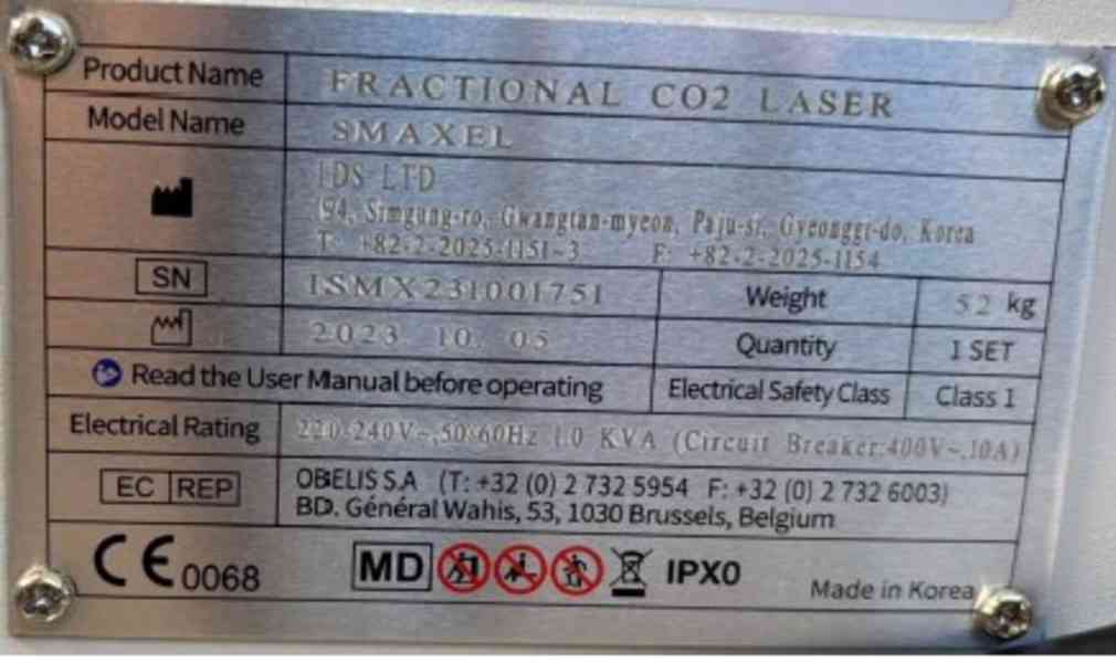 Obelis SmaXel Galvo-frakční ultrapulsní CO2 laser se skenere - foto 3