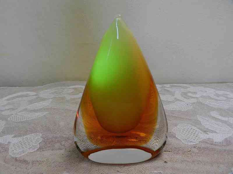 Luxusní Autorská uranová Váza Železný Brod - foto 7