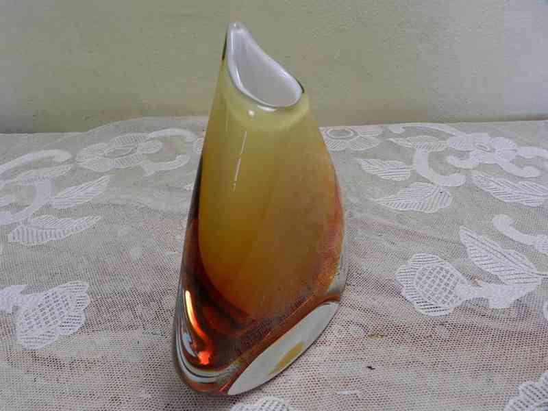 Luxusní Autorská uranová Váza Železný Brod - foto 3
