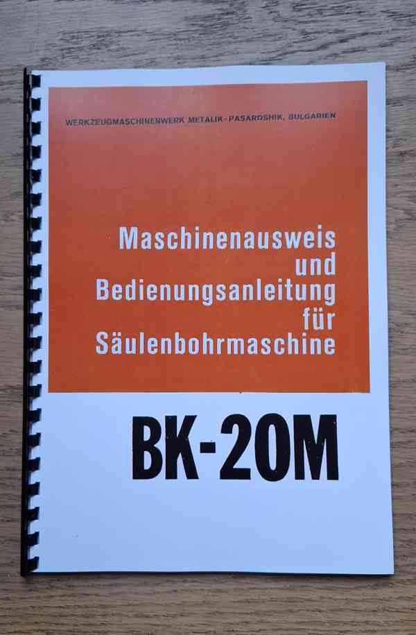 Návod vrtačky BK-20