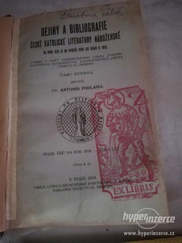 Antonín Podlaha - Literatura náboz. - rok 1918 - foto 2