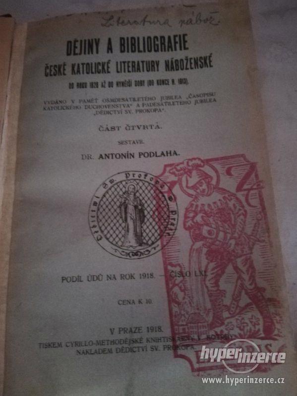 Antonín Podlaha - Literatura náboz. - rok 1918 - foto 3