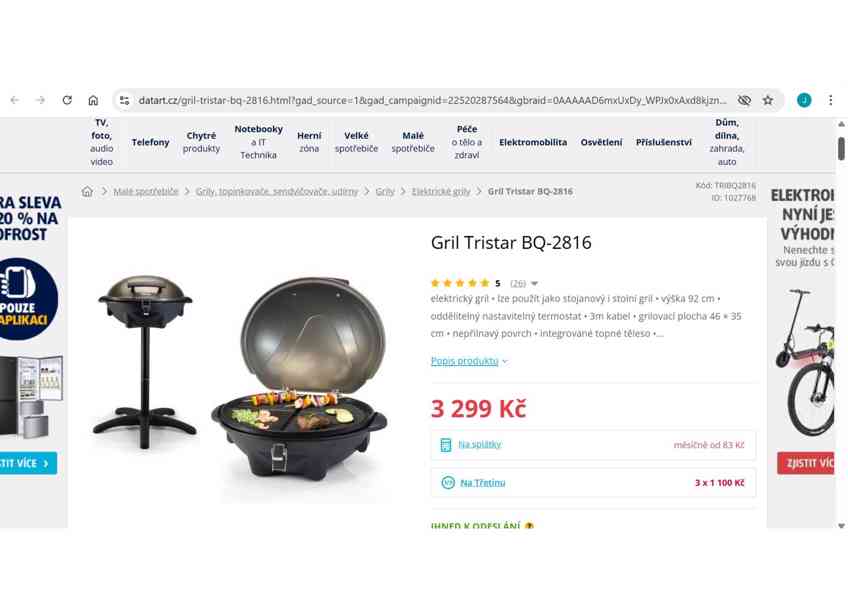 Elektrický gril - foto 2