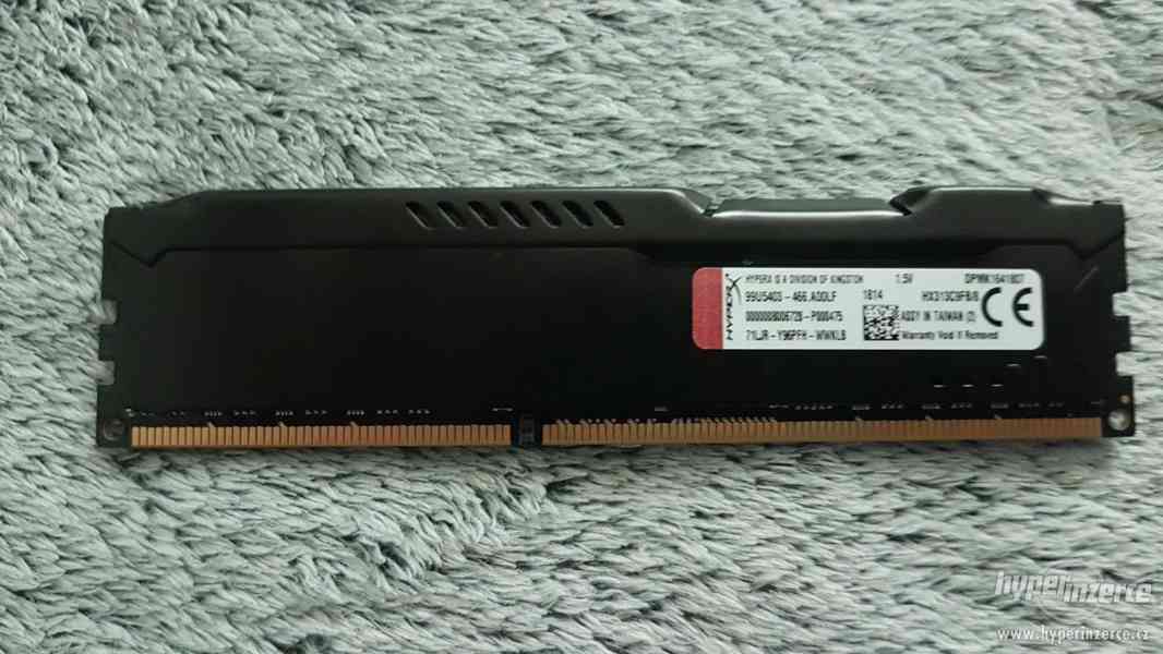 Nová RAM pamět HyperX Fury Black 8GB DDR3 1333ka do PC - foto 1