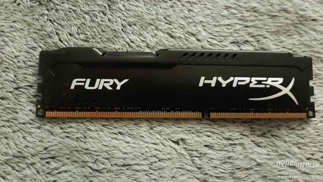 Nová RAM pamět HyperX Fury Black 8GB DDR3 1333ka do PC - foto 2