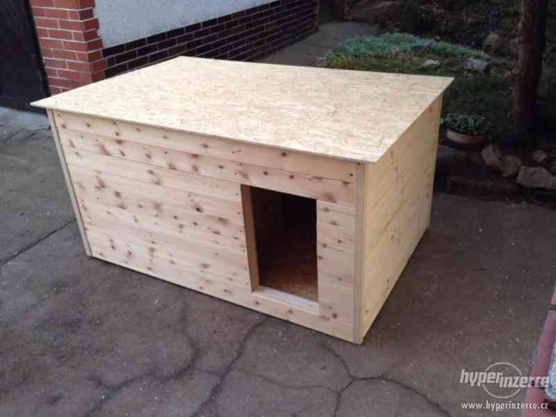Nová  zateplená psí bouda vhodná do kotce  - foto 2